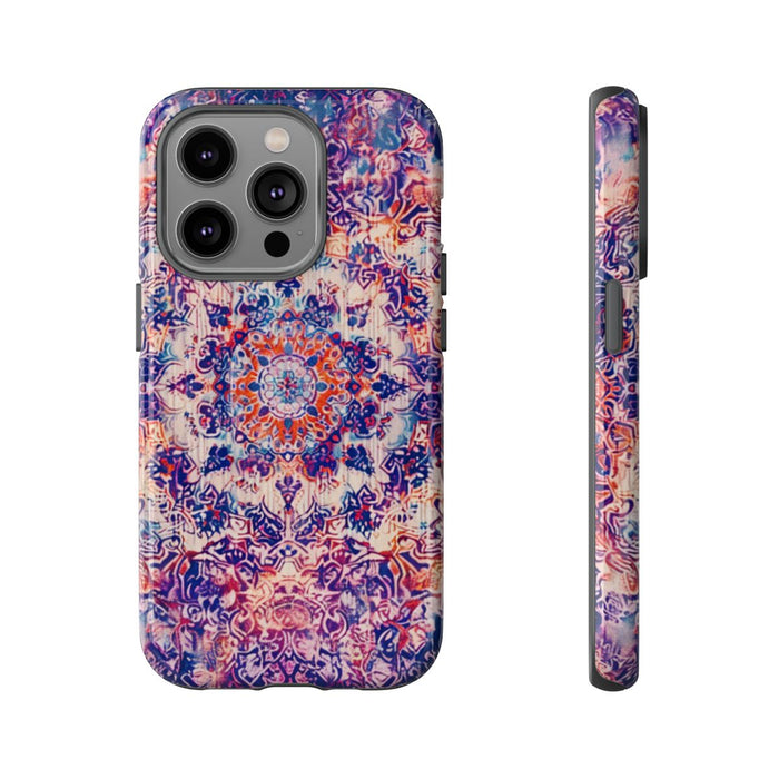 Gedetailleerd Psychedelisch Oosters Tapijtpatroon