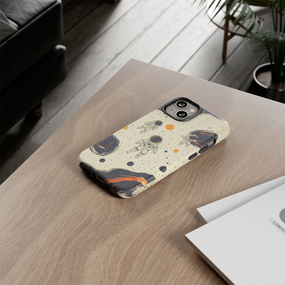 Astronauten en Kosmische Elementen Patroon