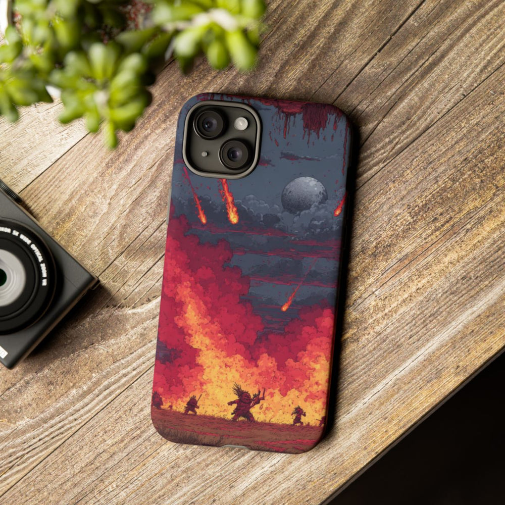 Apocalyptische Meteorenregen in de Nacht