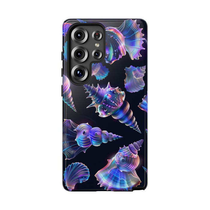 Neon Pastel Schelpenpatroon