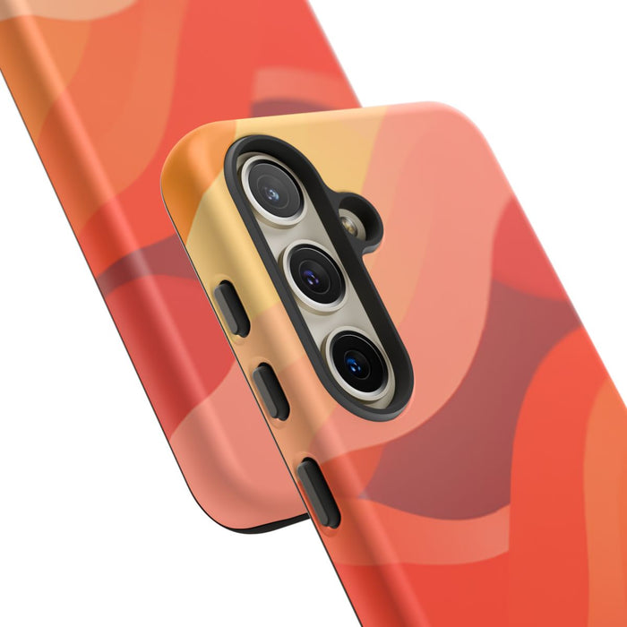 Warme Abstracte Golfpatronen