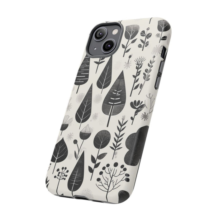 Monochroom Botanisch Patroon