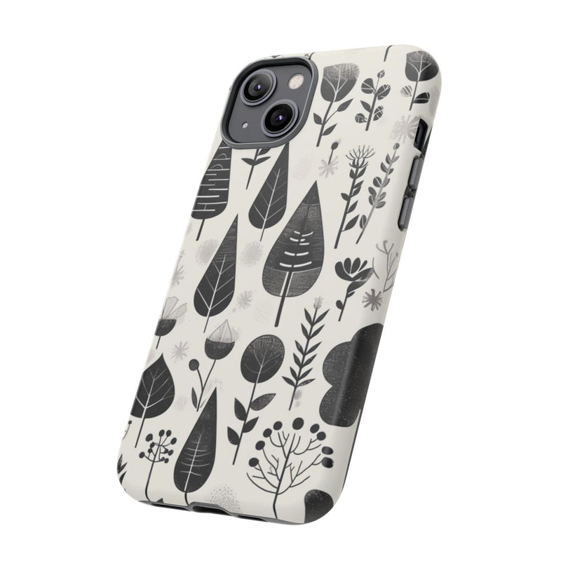 Monochroom Botanisch Patroon