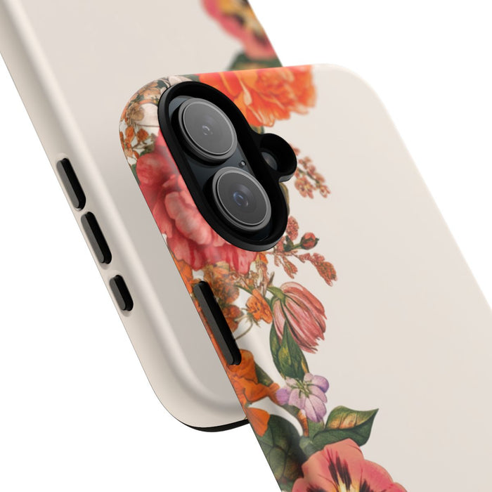 Vintage Botanische Bloemenrand