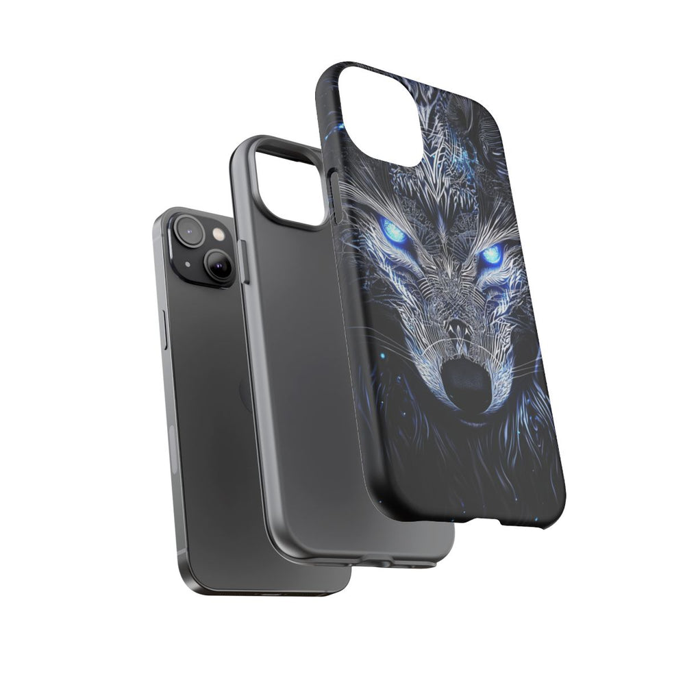 Majestueuze Wolf met Gloeiende Ogen