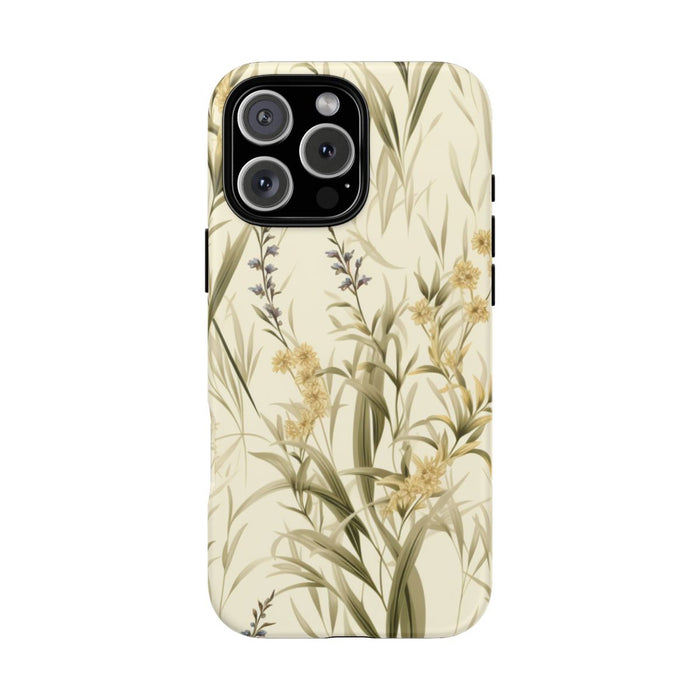 Gedroogd Gras en Weideplanten Patroon