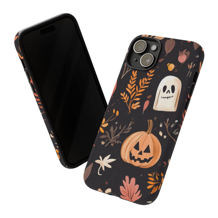 Halloween Pompoen- en Spookmotief
