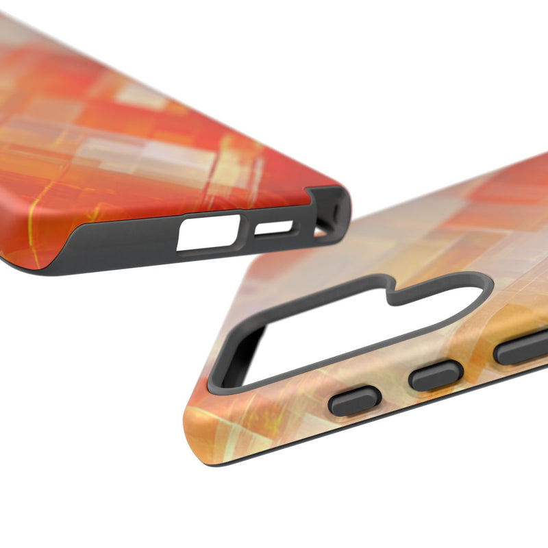 Abstract Geometrisch Oranje Patroon