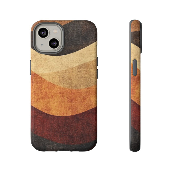 Warme Abstracte Golfpatronen
