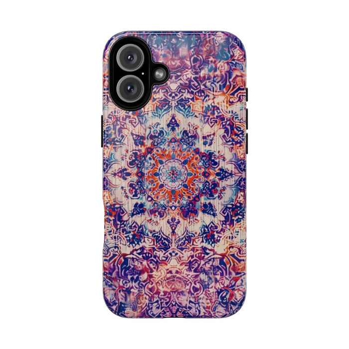 Gedetailleerd Psychedelisch Oosters Tapijtpatroon
