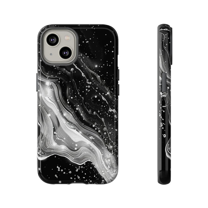 Zwart-Wit Abstracte Galaxie