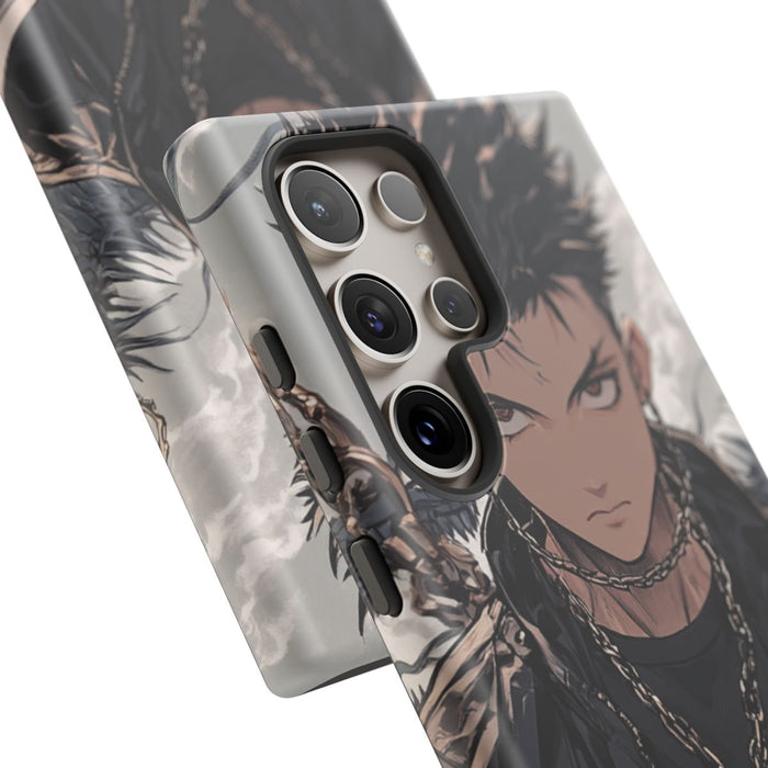 Anime Strijder met Zwaard en Draak