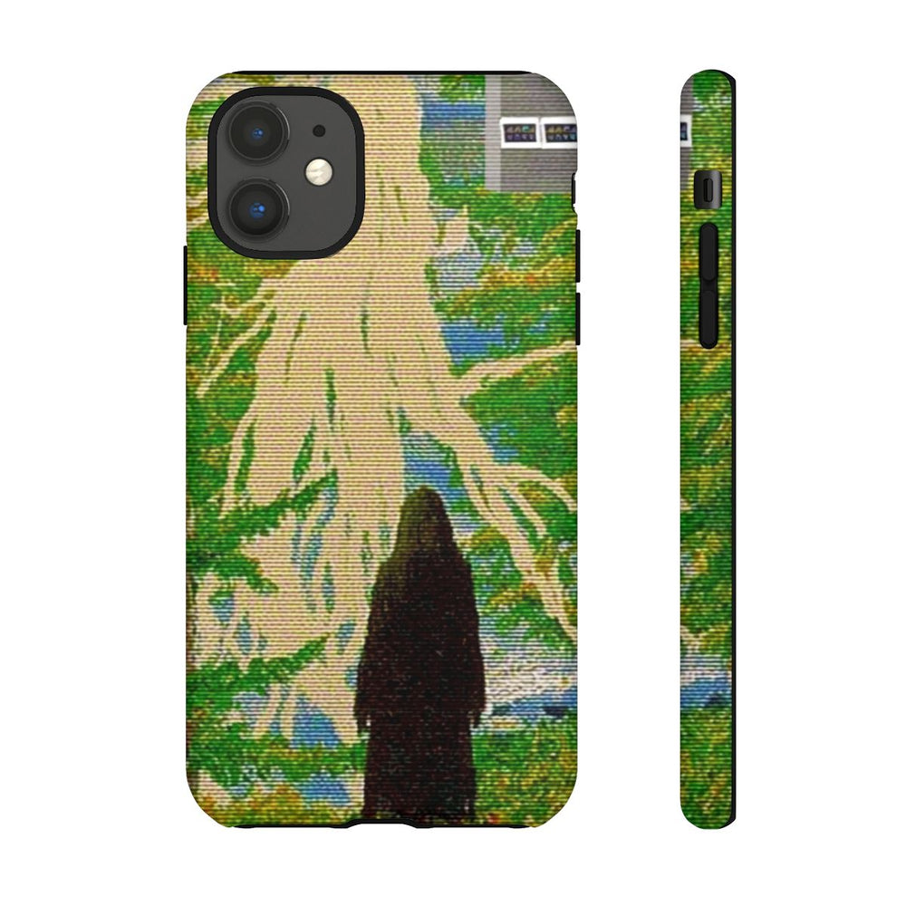 Boslandschap met Geheime Gestalte en Boomwortels