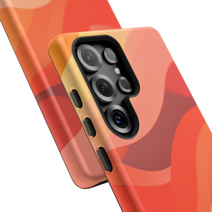 Warme Abstracte Golfpatronen