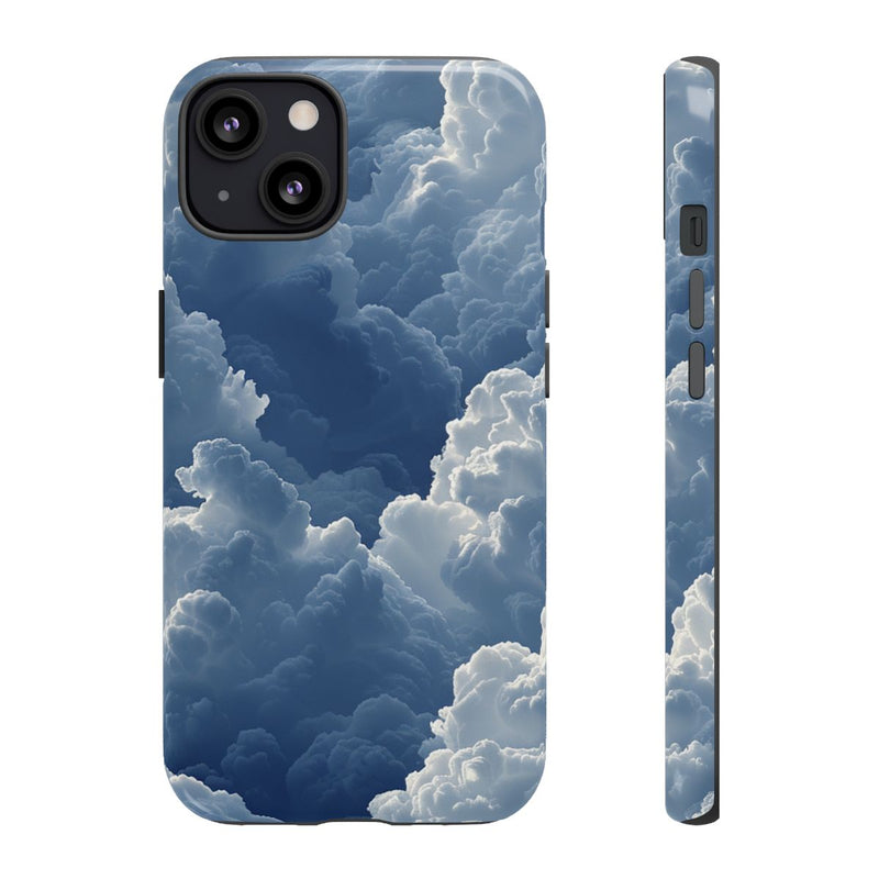 3D Blauw Wolkenpatroon