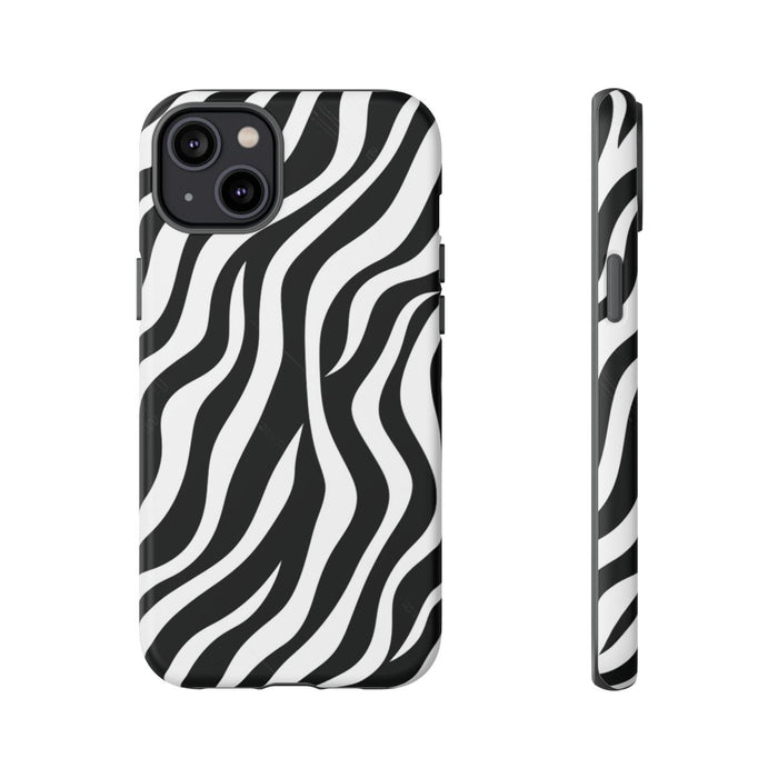 Zwart-Wit Zebra Strepenpatroon