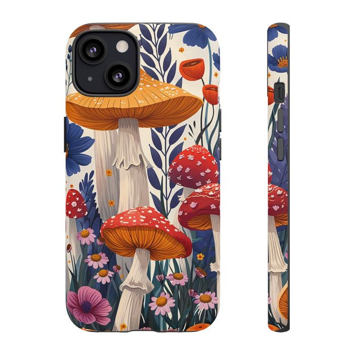 Vrolijke Paddenstoelen en Bloemen
