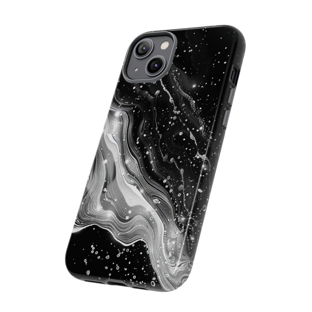 Zwart-Wit Abstracte Galaxie