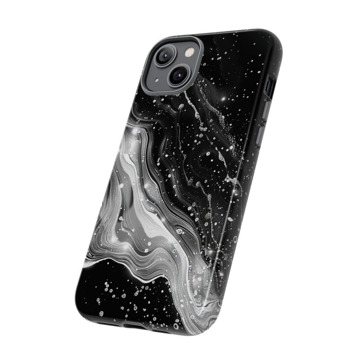 Zwart-Wit Abstracte Galaxie