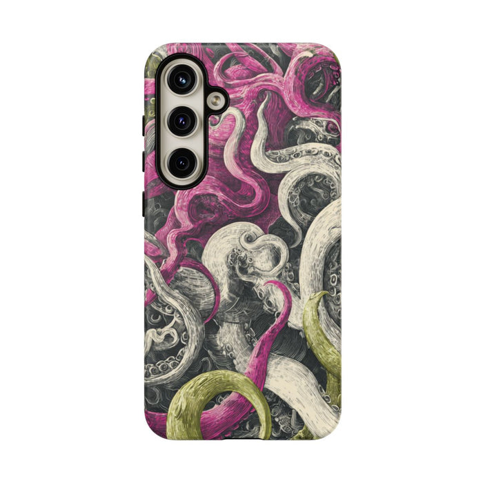 Gedetailleerd Tentakelpatroon met Wervelende Swirls