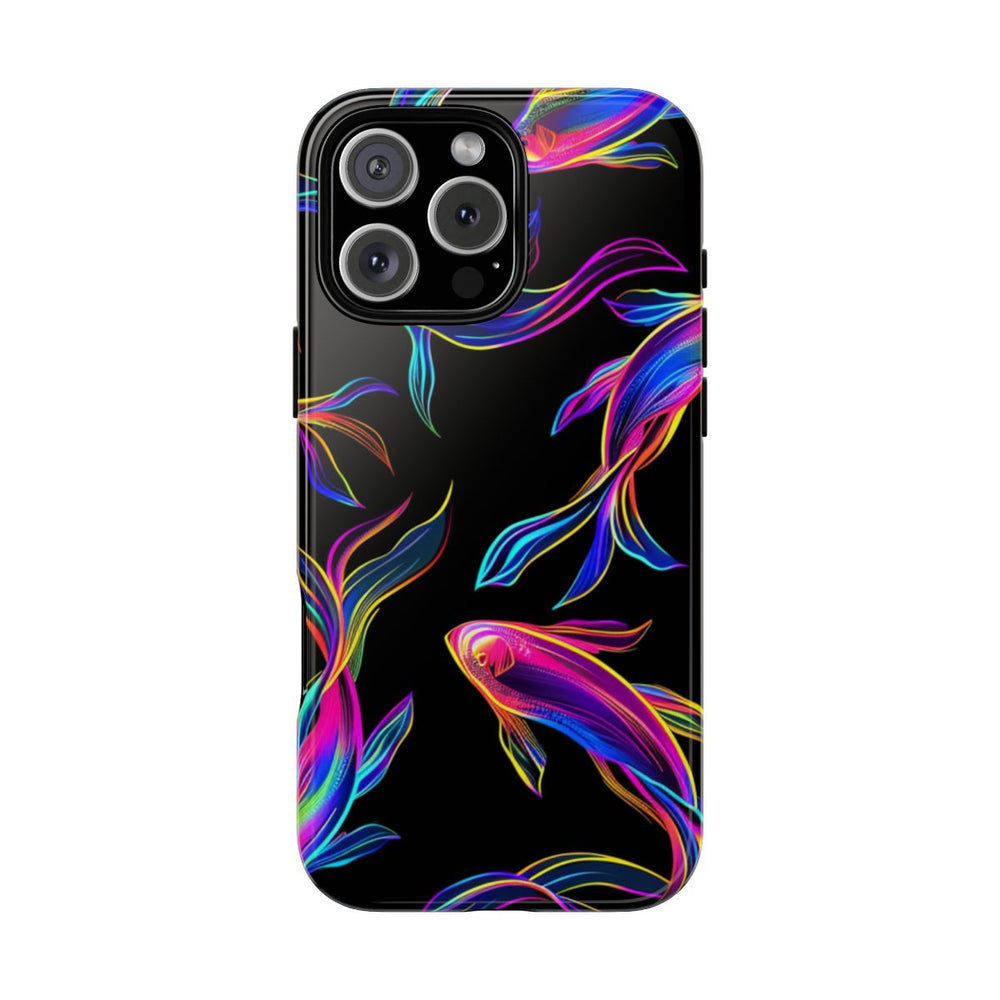 Neonkleurige Vissenpatroon