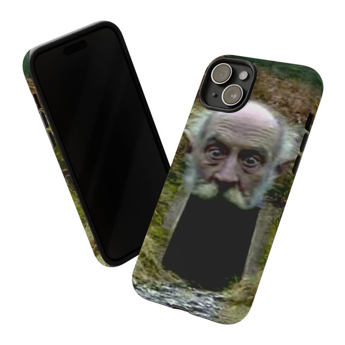 Surrealistische Reuzenhoofd-Toegang in de Natuur