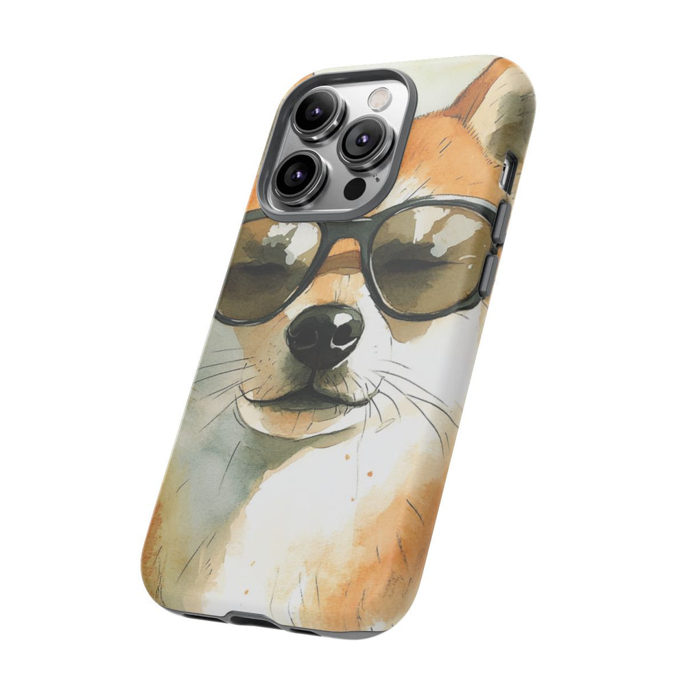 Stoere Shiba Inu met Zonnebril