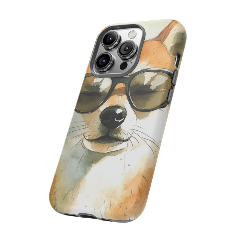 Stoere Shiba Inu met Zonnebril