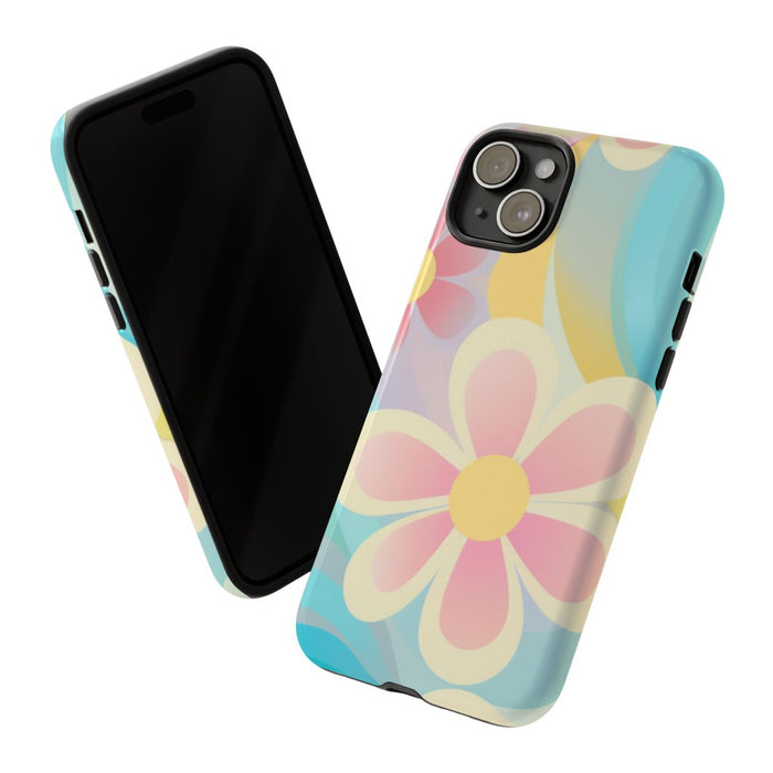 Pastel Groovy Bloemenpatroon