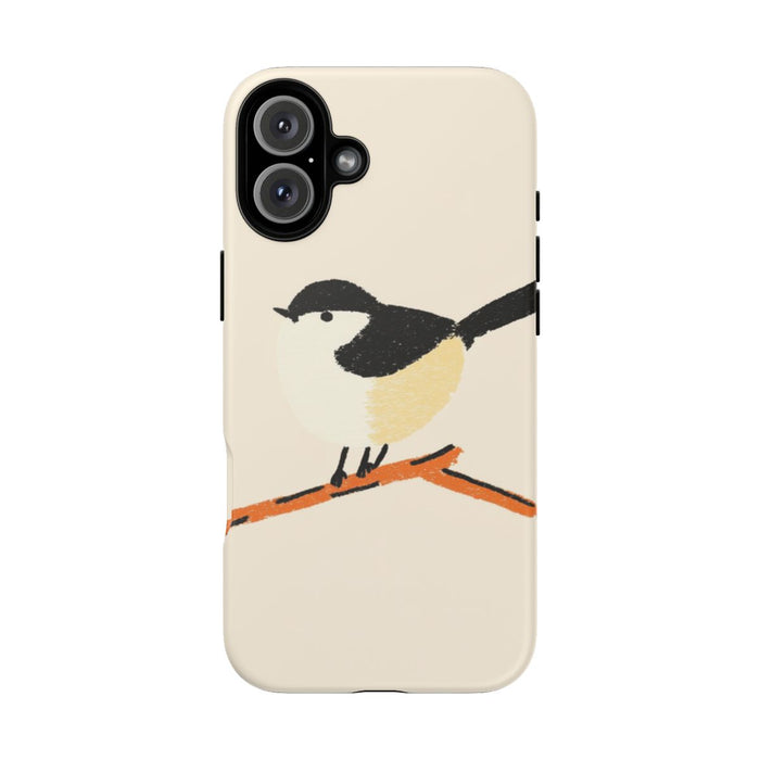 Minimalistische Vogelillustratie