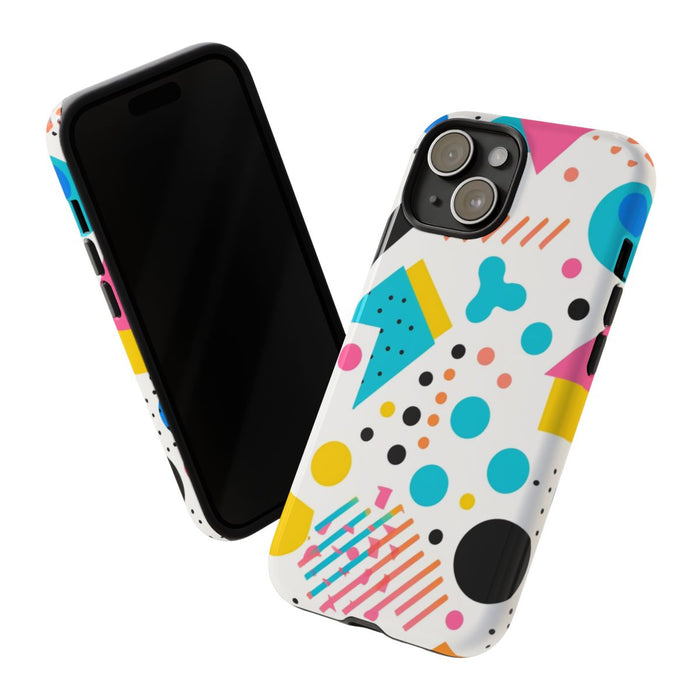 Kleurrijk Memphis Stijl Geometrisch Patroon