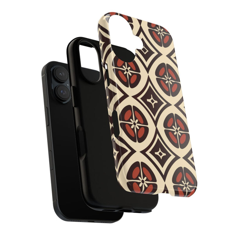 Geometrisch Bruin-Beige Patroon