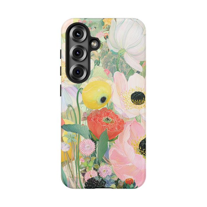 Lichte Pastelbloemen met Vogels
