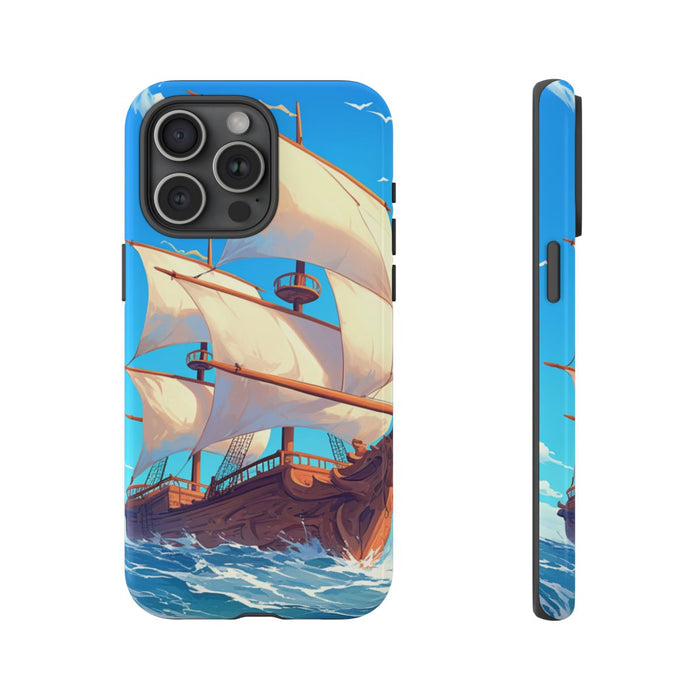 Zeilschip op Blauwe Oceaan