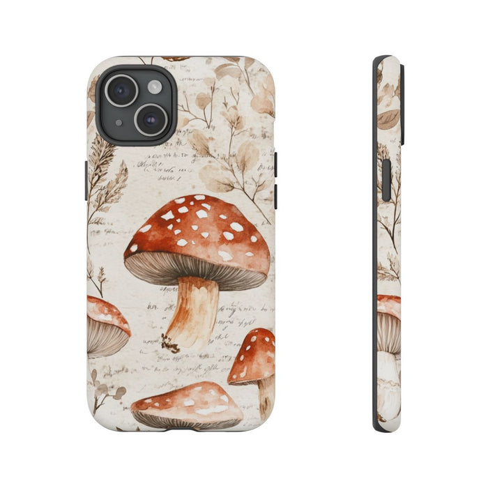 Aquarel Rode Paddenstoelen en Botanische Illustraties