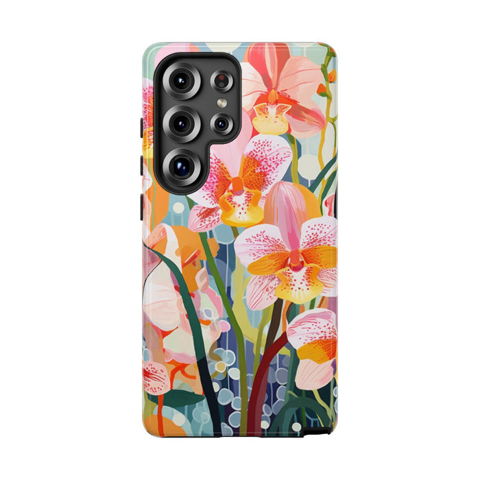 Kleurrijke Orchideeën Illustratie