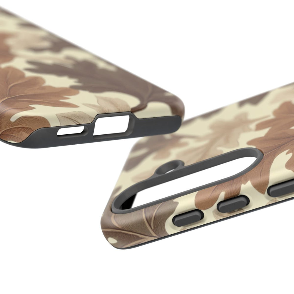 Eikenbladerenpatroon in Neutrale Kleuren