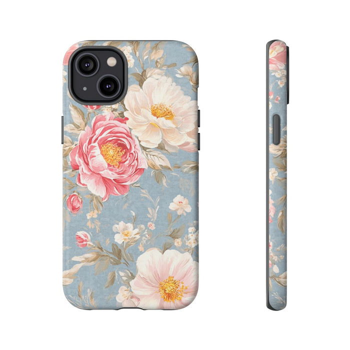 Romantisch Roze-Wit Bloemenpatroon