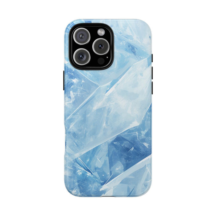 Blauwe IJstextuur