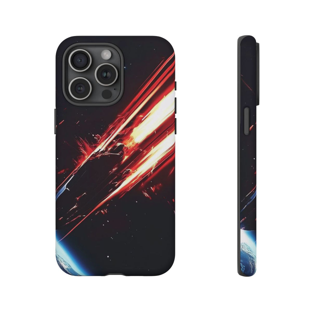 Vurige Meteoorinslag in de Ruimte