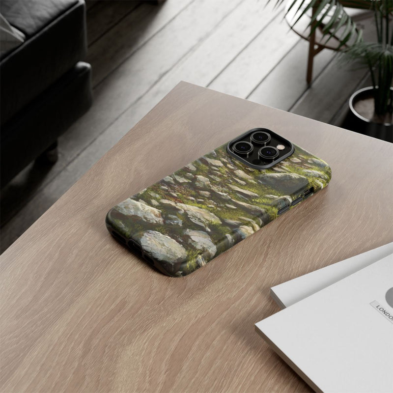 Rotsachtig Pad met Groen