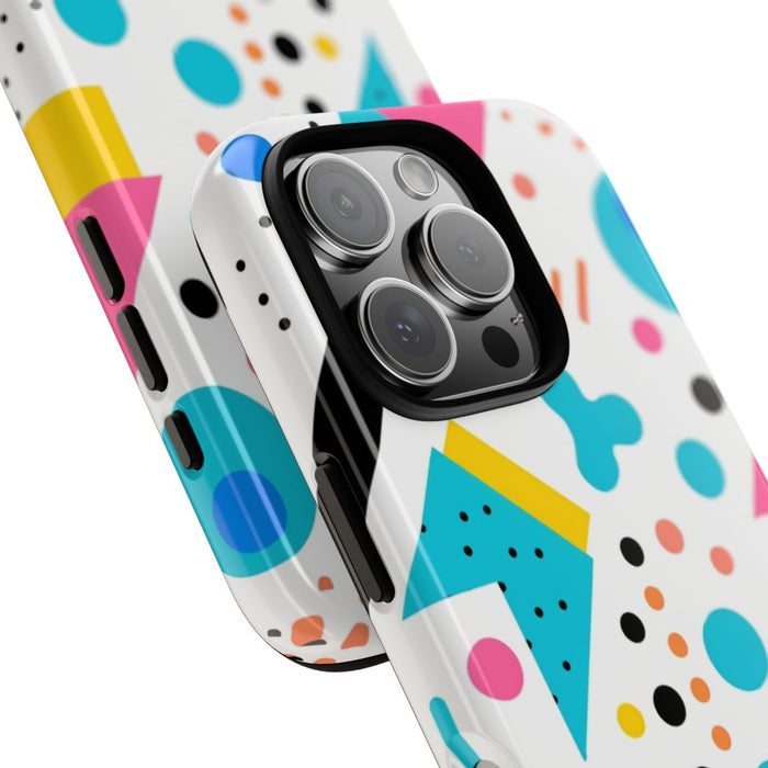 Kleurrijk Memphis Stijl Geometrisch Patroon