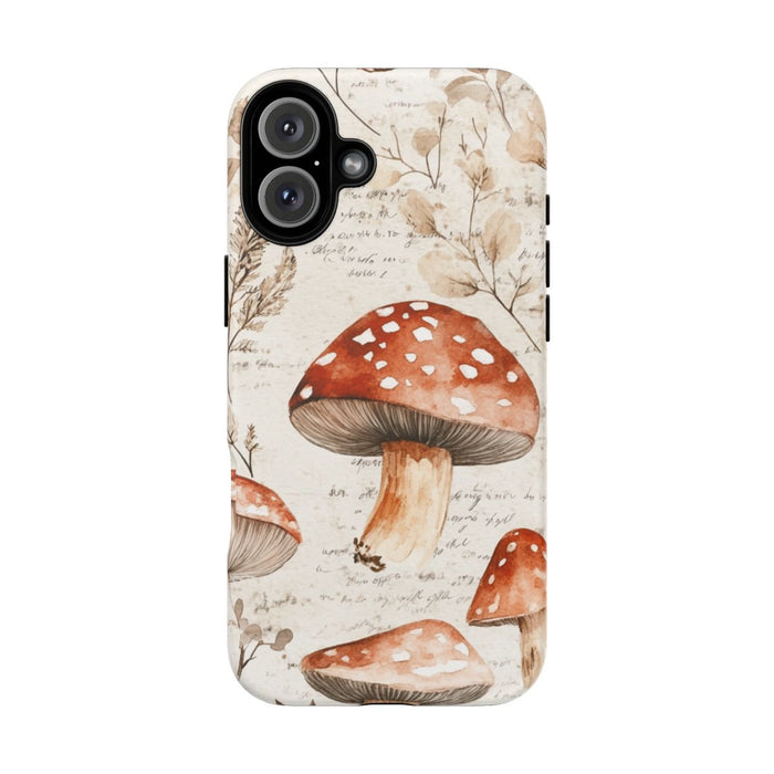 Aquarel Rode Paddenstoelen en Botanische Illustraties