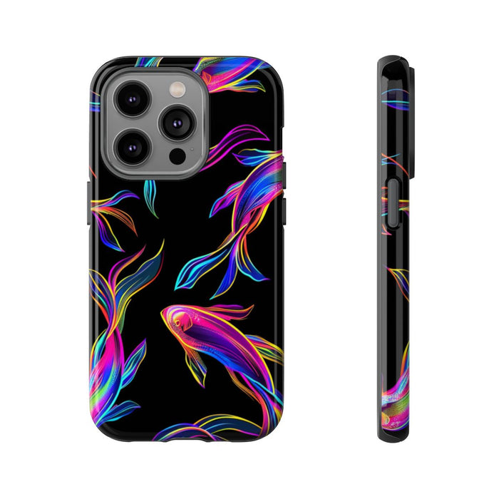 Neonkleurige Vissenpatroon