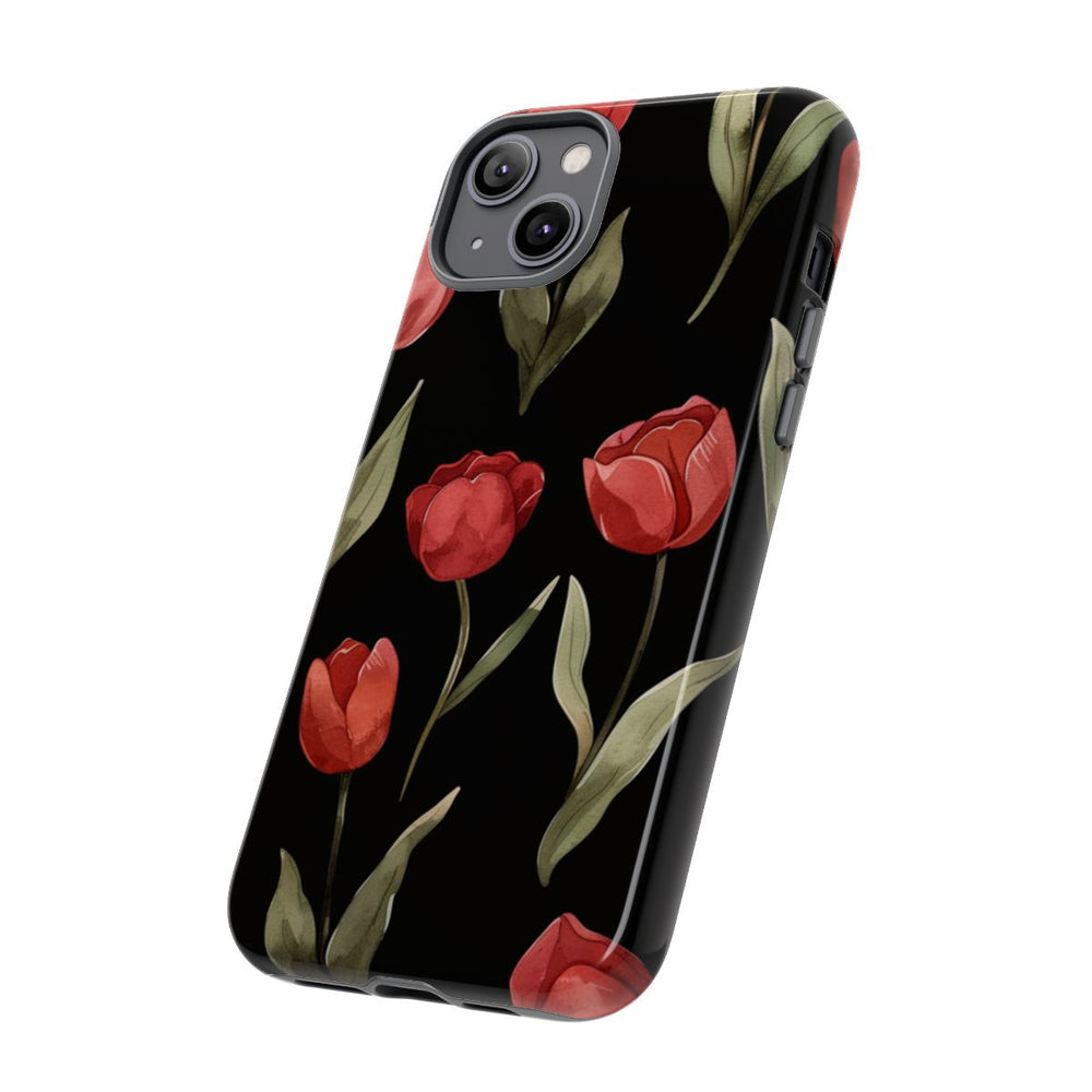 Rode Tulp Bloemenpatroon