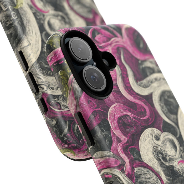 Gedetailleerd Tentakelpatroon met Wervelende Swirls