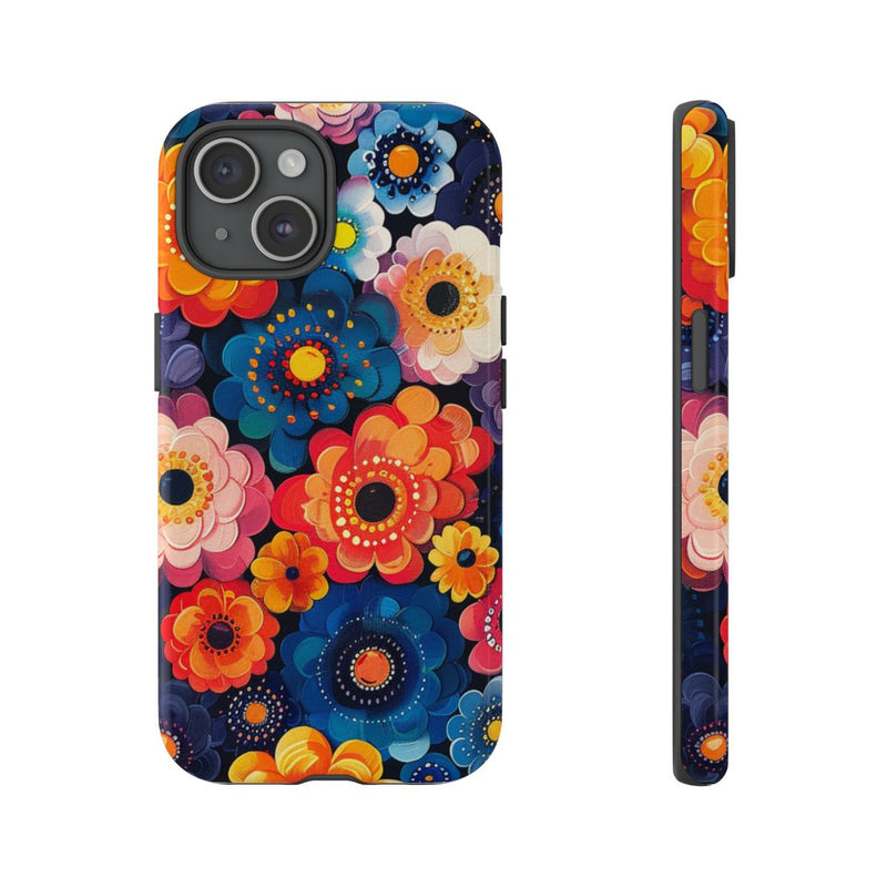 Levendig Abstract Bloemenpatroon