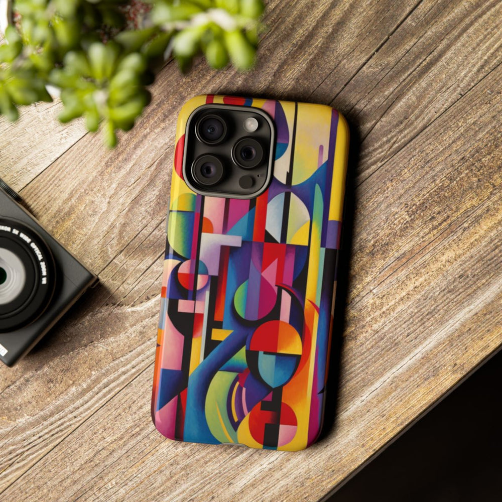 Abstracte Geometrische Vormen met Heldere Kleuren