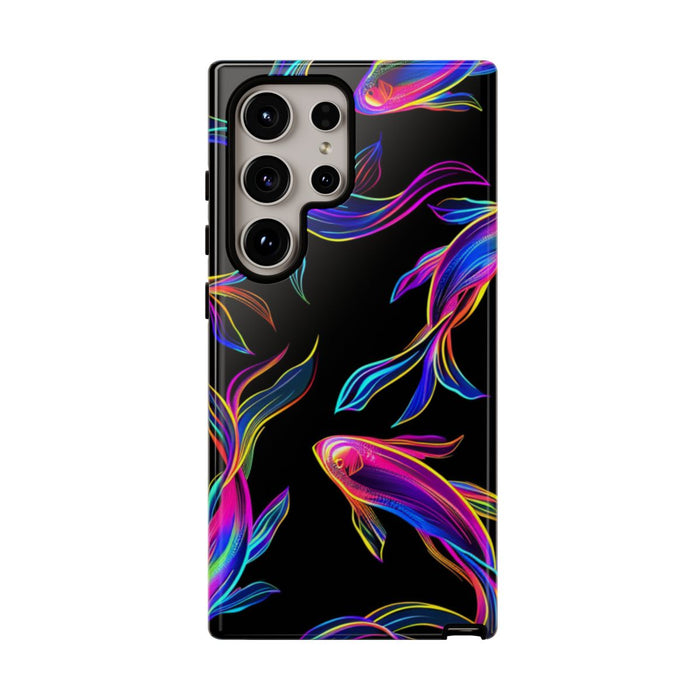 Neonkleurige Vissenpatroon
