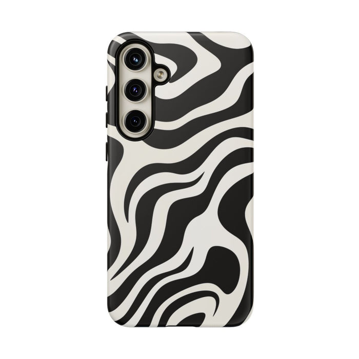 Zwart-Wit Abstract Zebra-Patroon